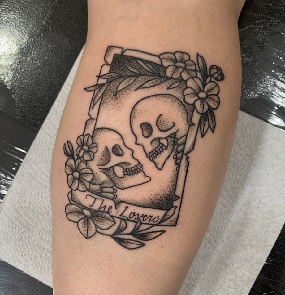 the lovers tarot card tattoo