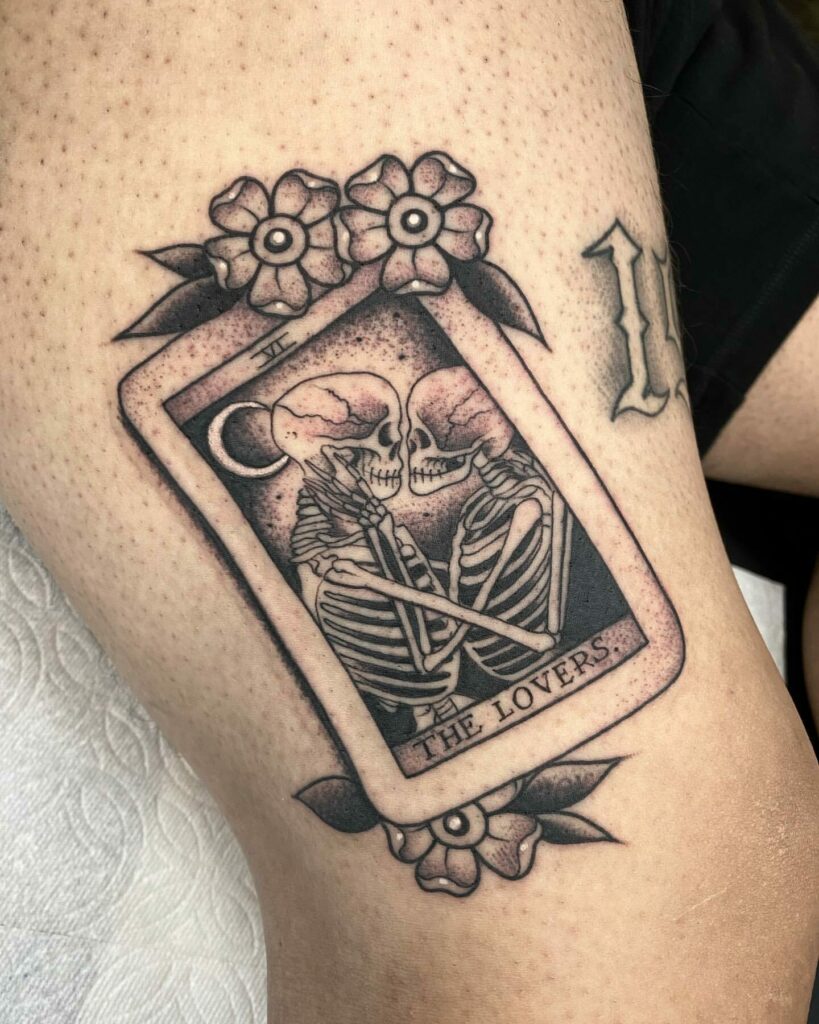 the lovers tarot card tattoo