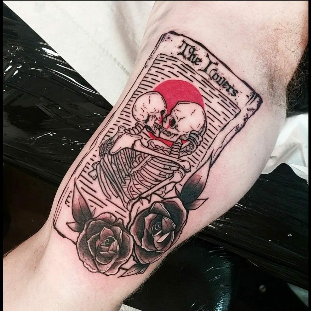 the lovers tarot card tattoo