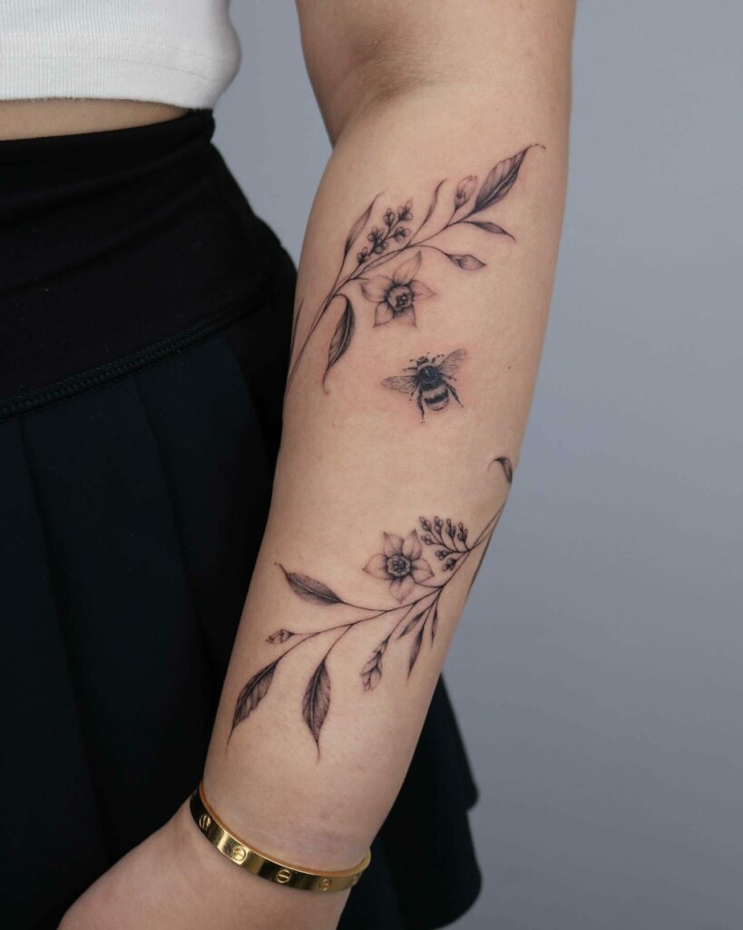 Black Ink Tattoo