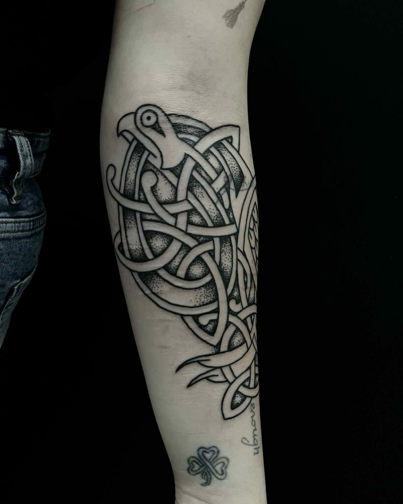 celtic cross sleeve tattoos