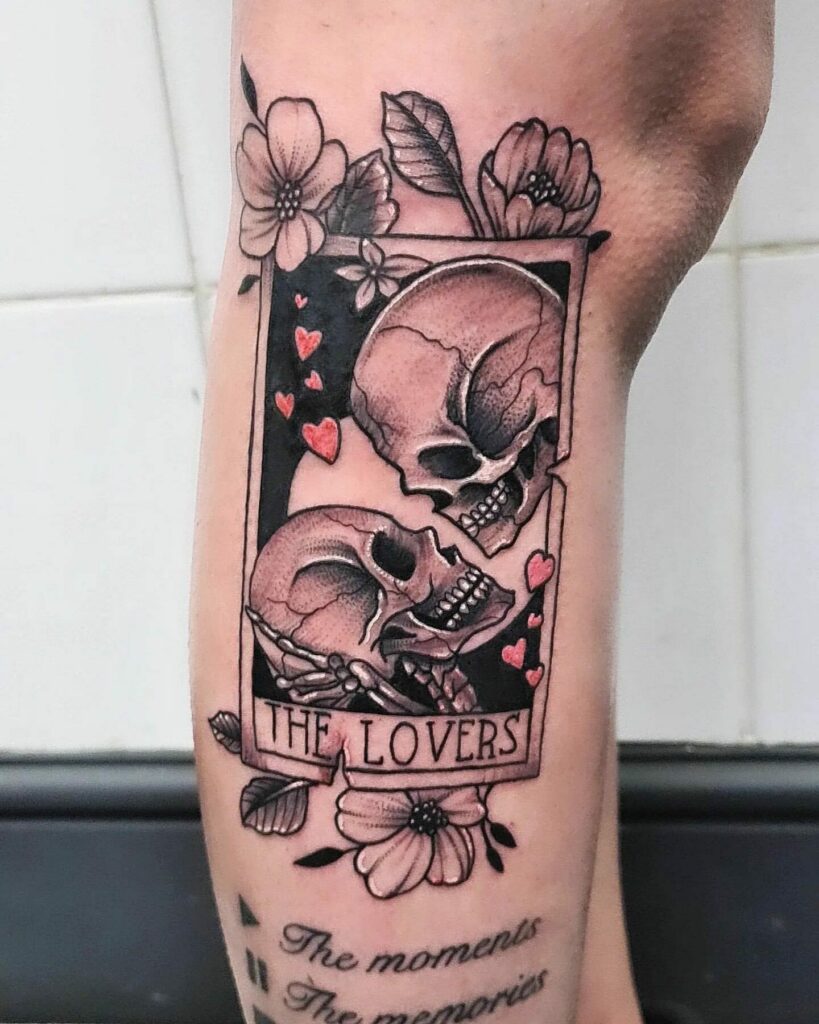 the lovers tarot card tattoo