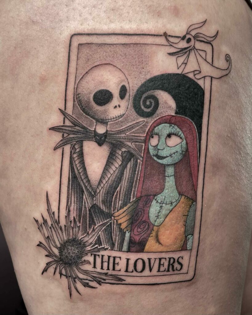 the lovers tarot card tattoo