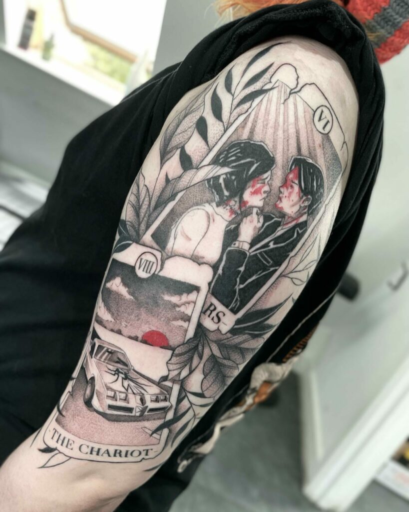 the lovers tarot card tattoo