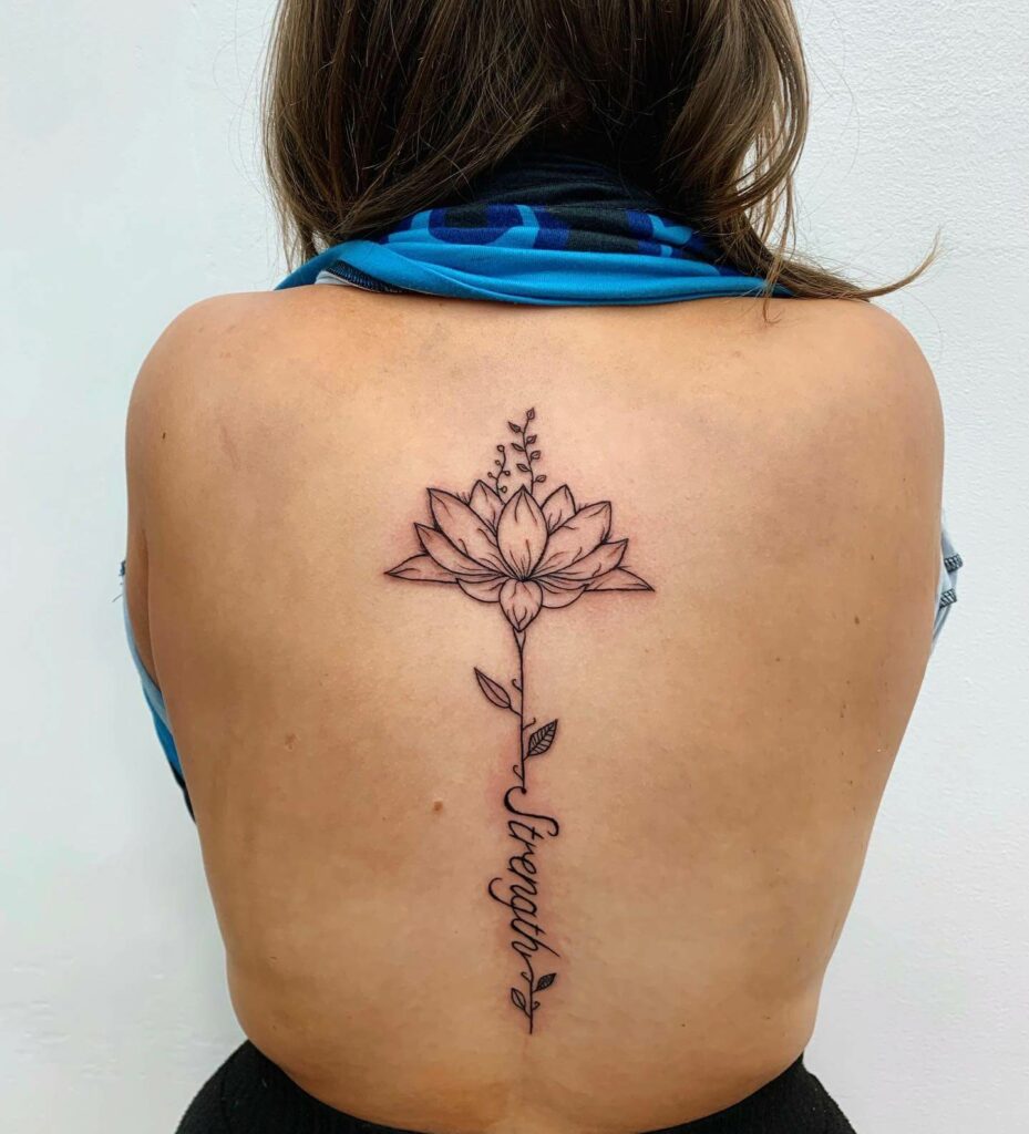 Resilience As Lotus Tattoo