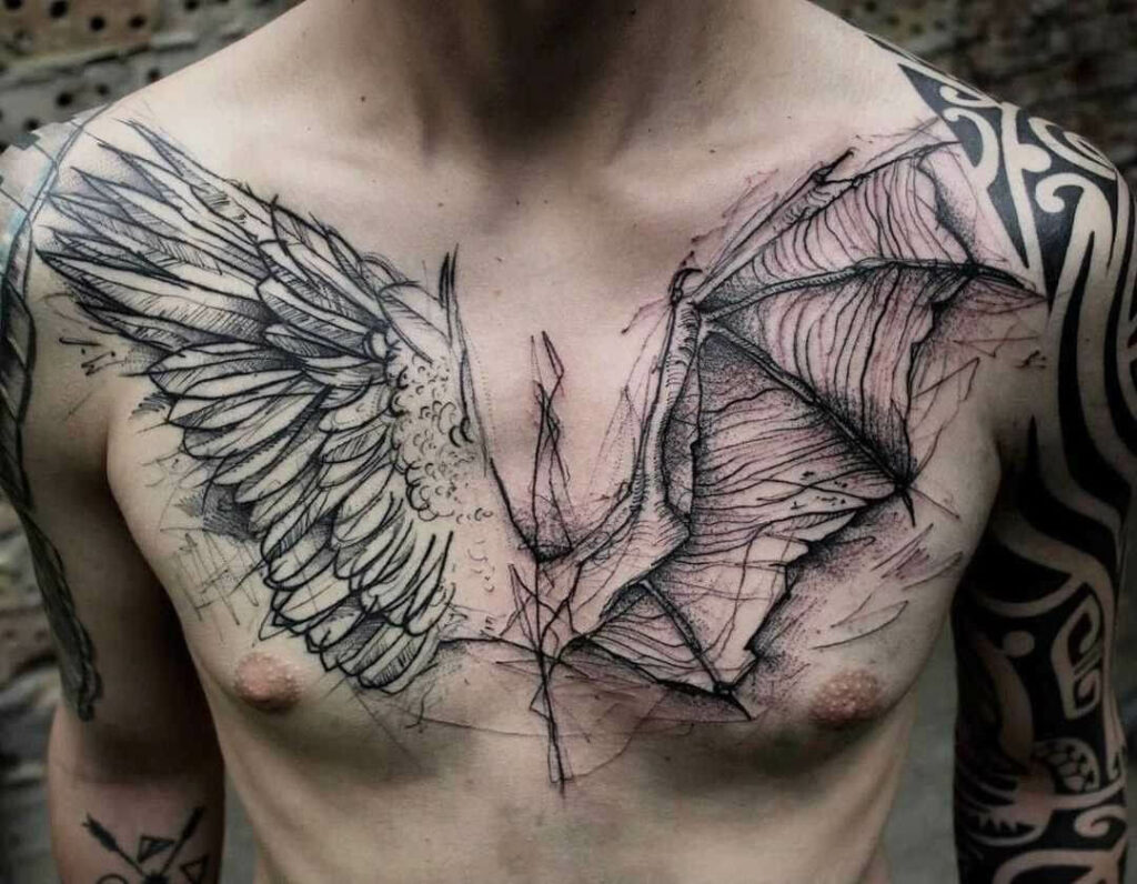 10 Best Chest Wing Tattoo IdeasCollected By Daily Hind News  Daily Hind  News