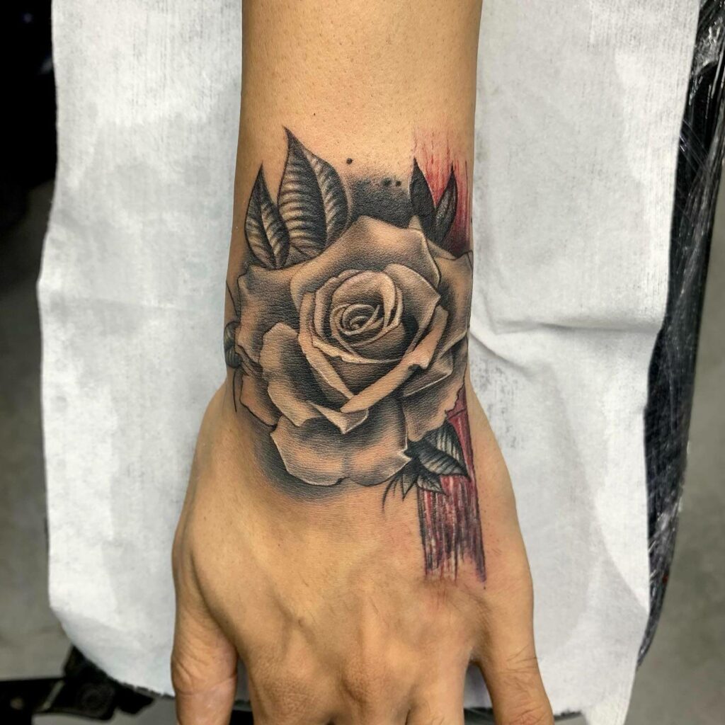 Cover up traditional rose Artwork  Redemption Tattoo  Facebook