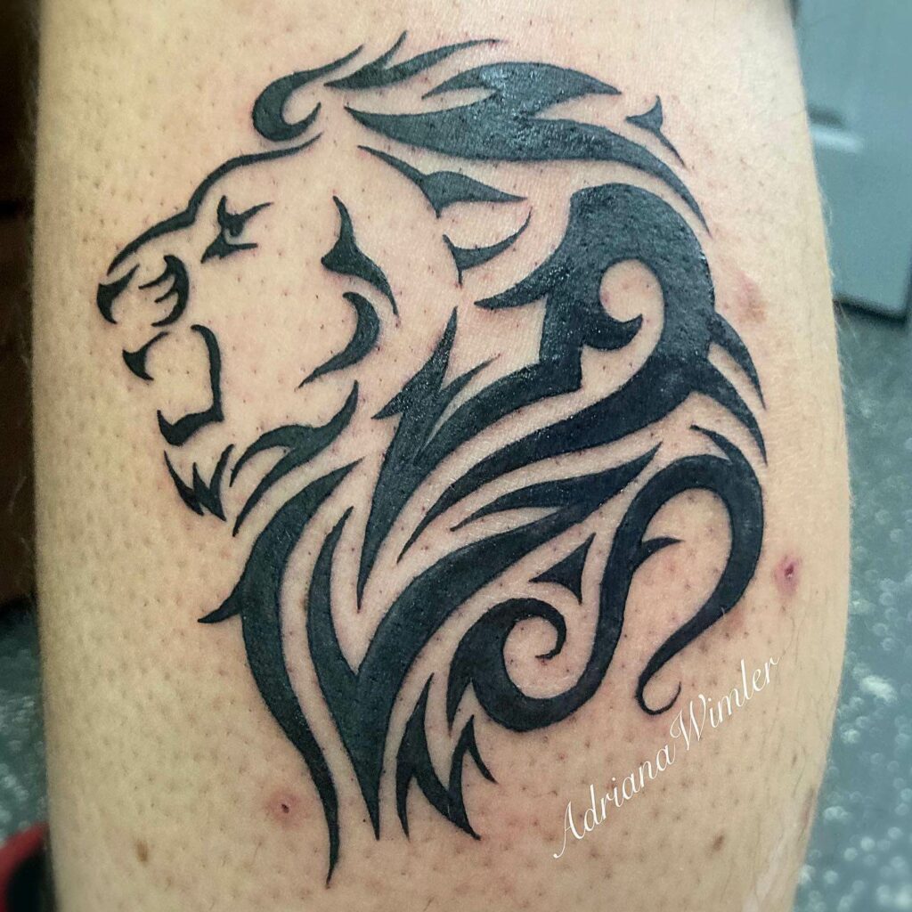 Tribal Lion Tattoos For Men