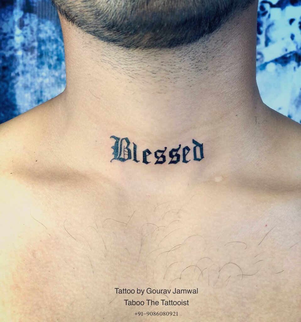 11+ Blessed Neck Tattoo Ideas That Will Blow Your Mind! - alexie