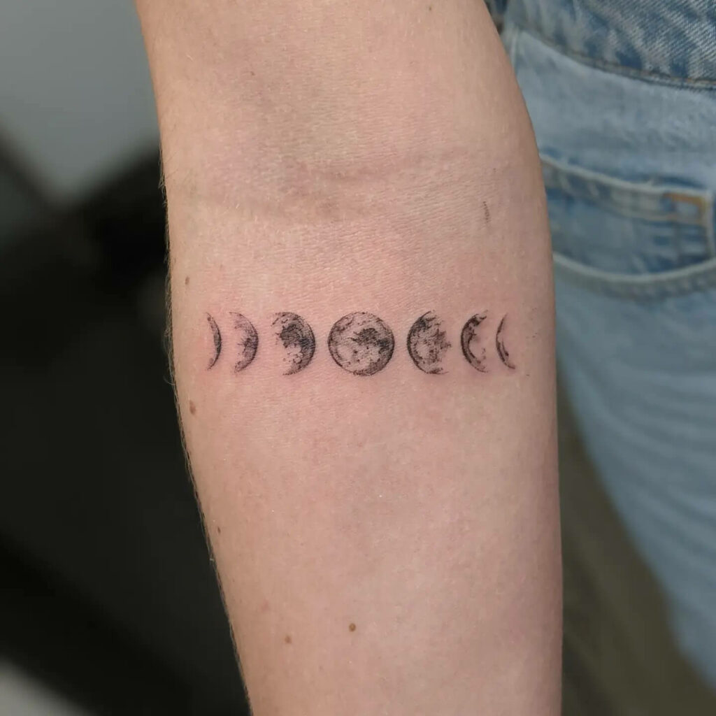 The Popular Design Of The Phases Of The Moon