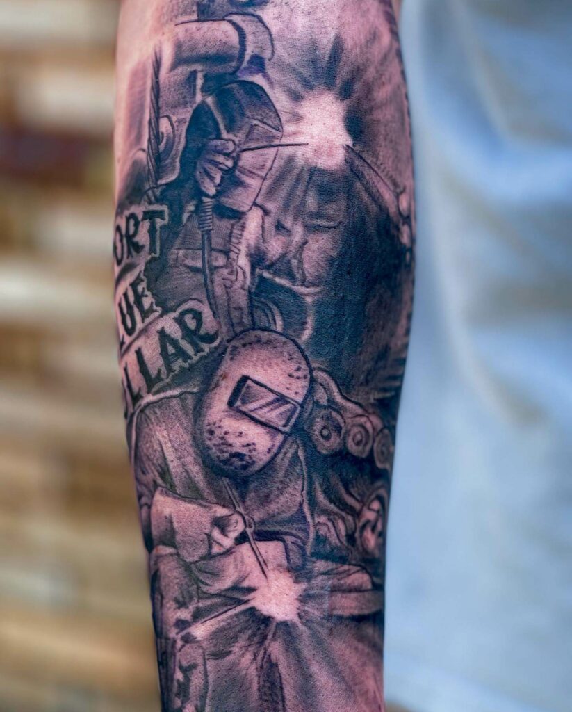 Share 68 skull welder tattoo  incdgdbentre