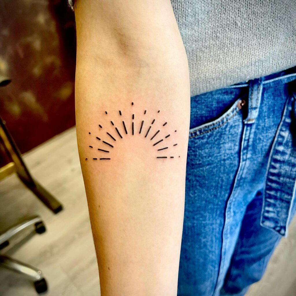 Cute Sun Tattoo