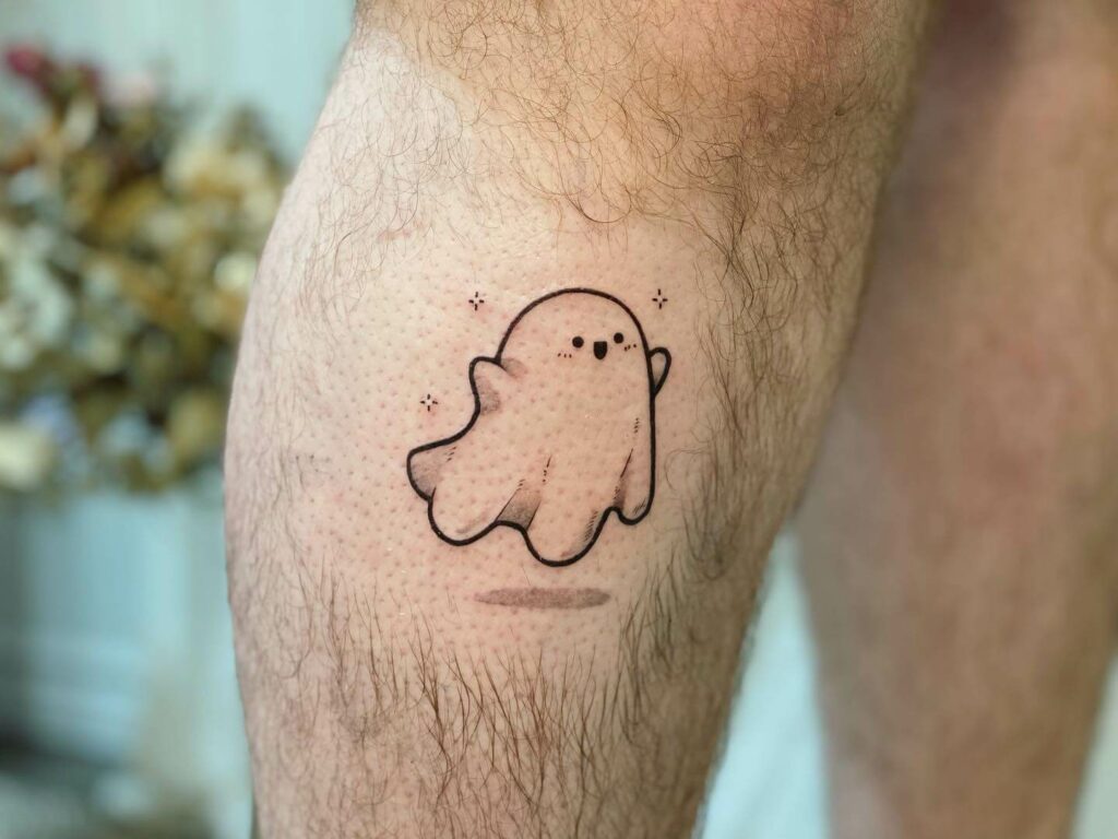 Happy Ghost Tattoo Designs