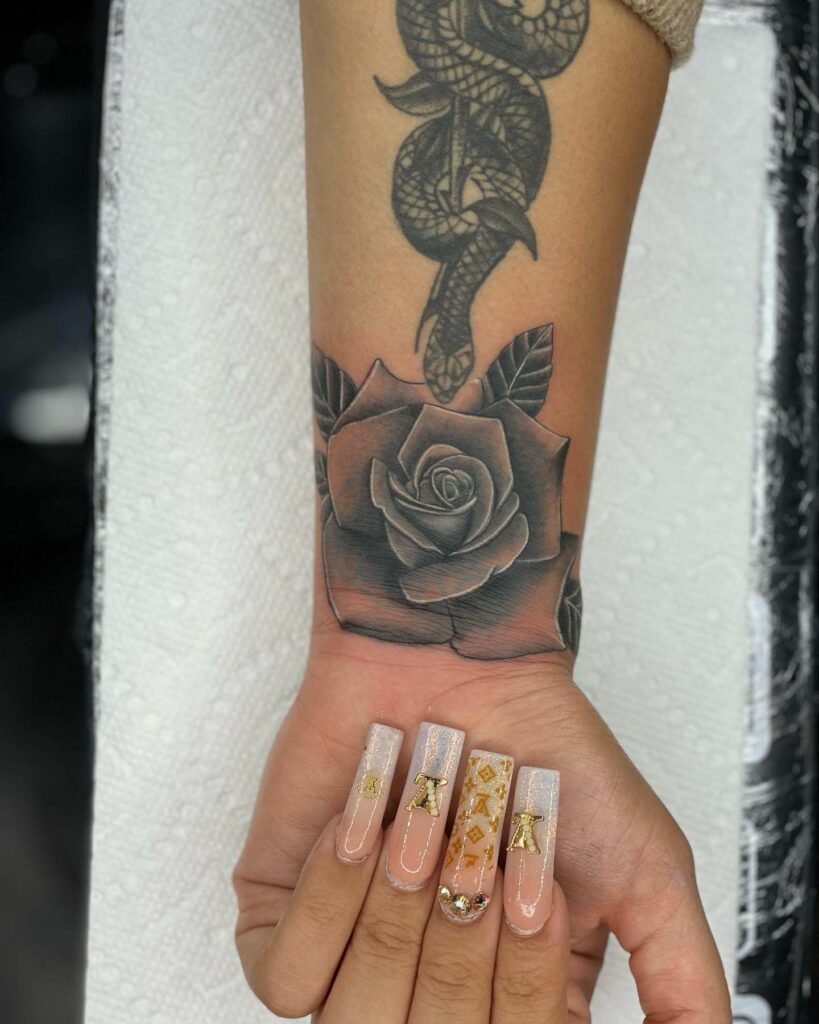 Black Rose Tattoo Cover Up Ideas