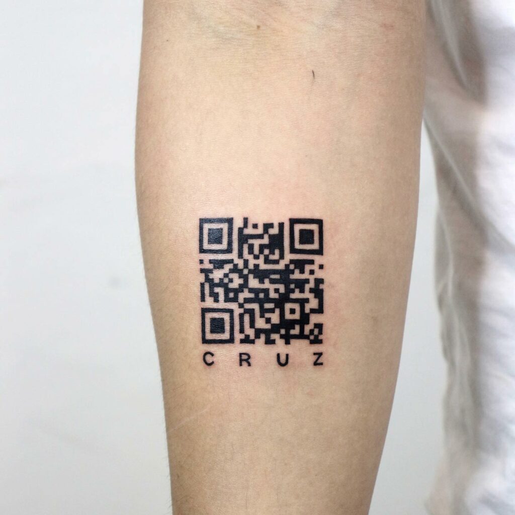 11+ Qr Code Tattoo That Will Blow Your Mind!