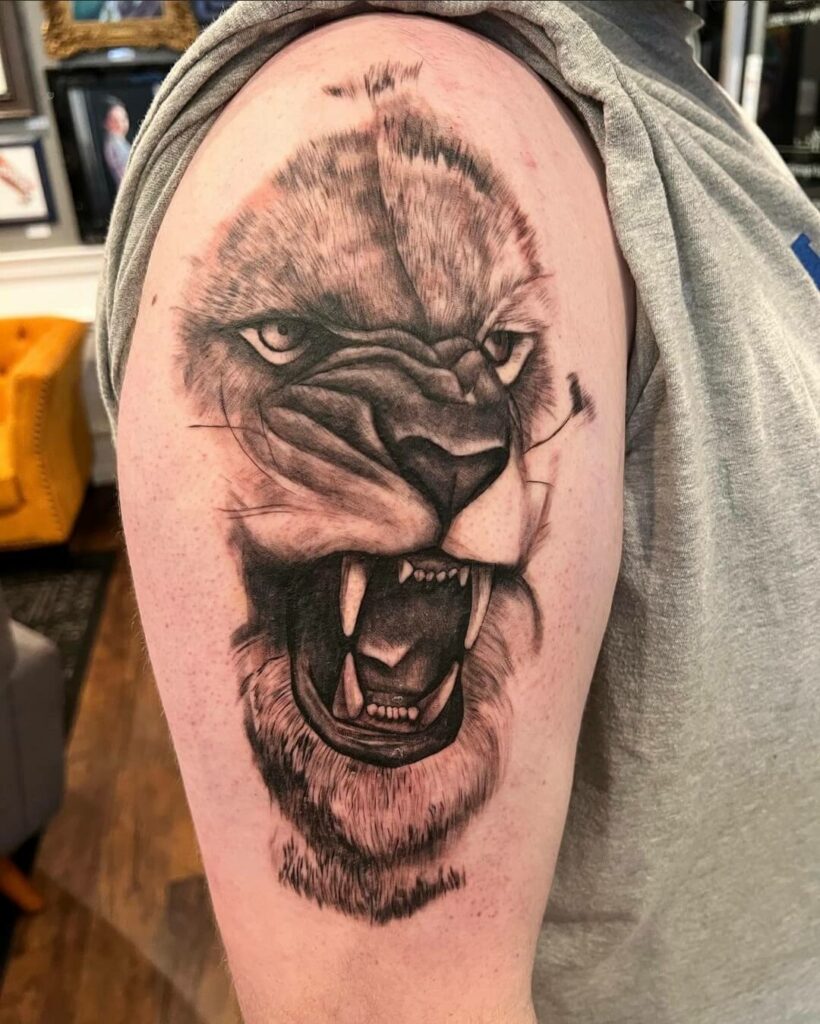 11 Roaring Lion Tattoo Ideas That Will Blow Your Mind 