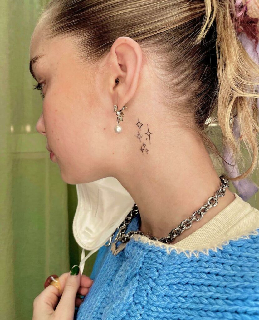 41 Sensuous Behind the Ear Tattoos  Psycho Tats