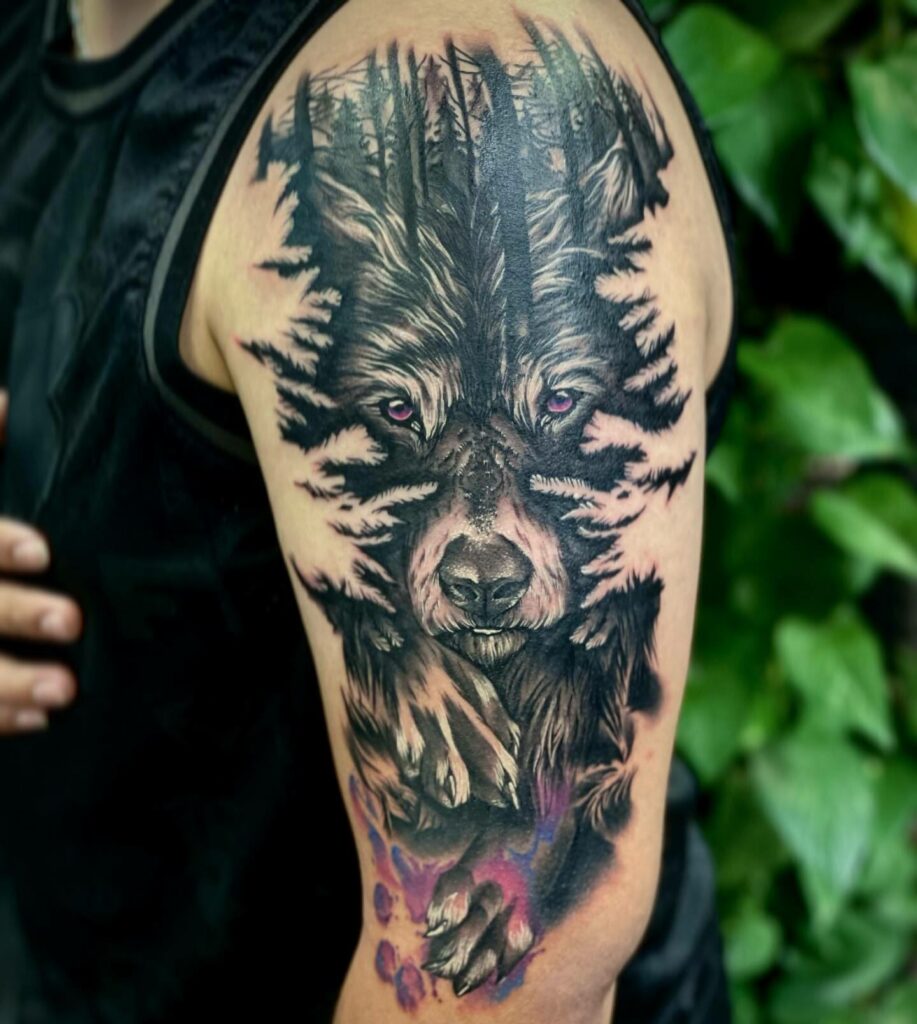 The Wolf Head Tattoo Design