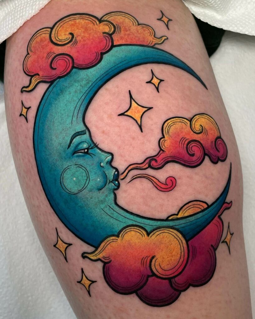 Aries Mars Tattoo Moon