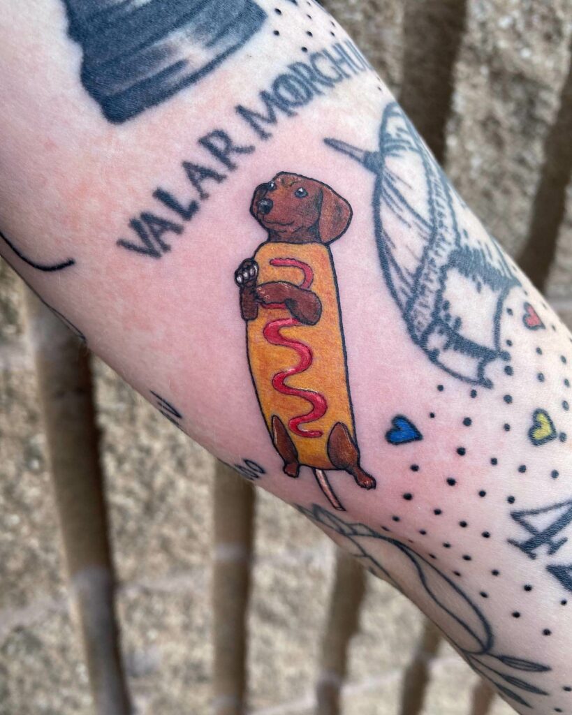 Sausage Dogs Inspired Tattoo