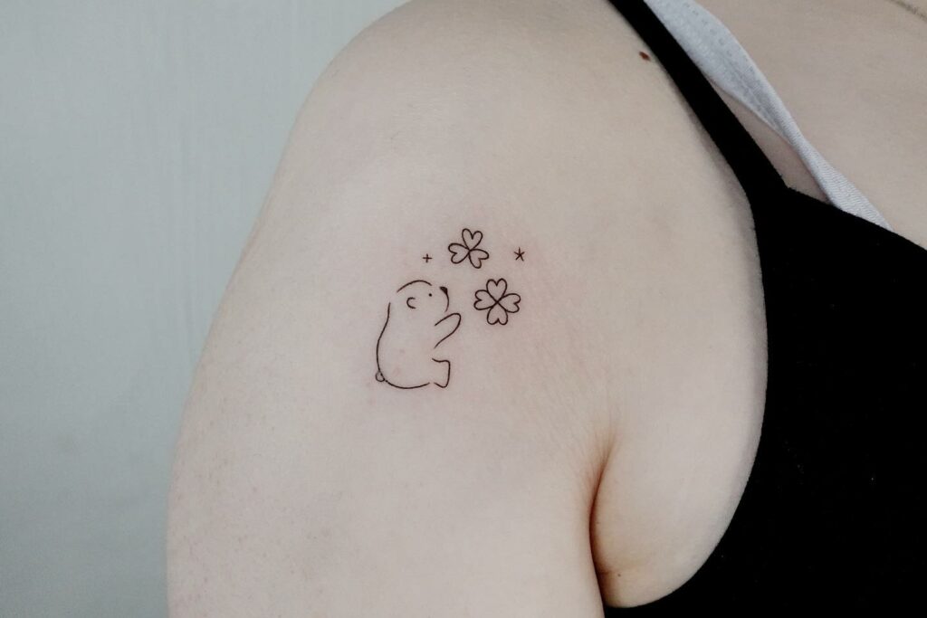 Cute Bear Tattoos