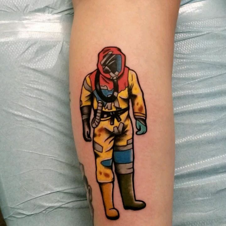 What do radiation tattoos look like photos