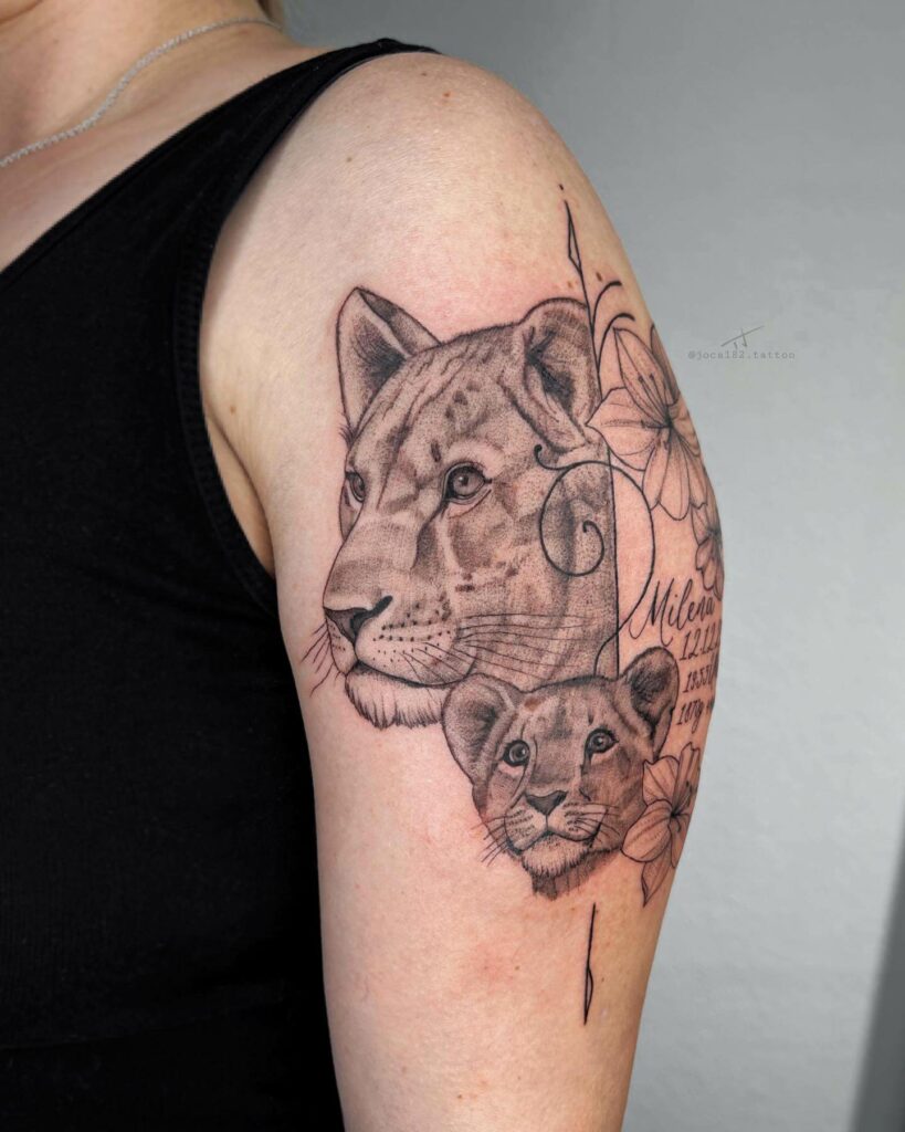 11+ Lion and Lioness Tattoo Ideas That Will Blow Your Mind! alexie