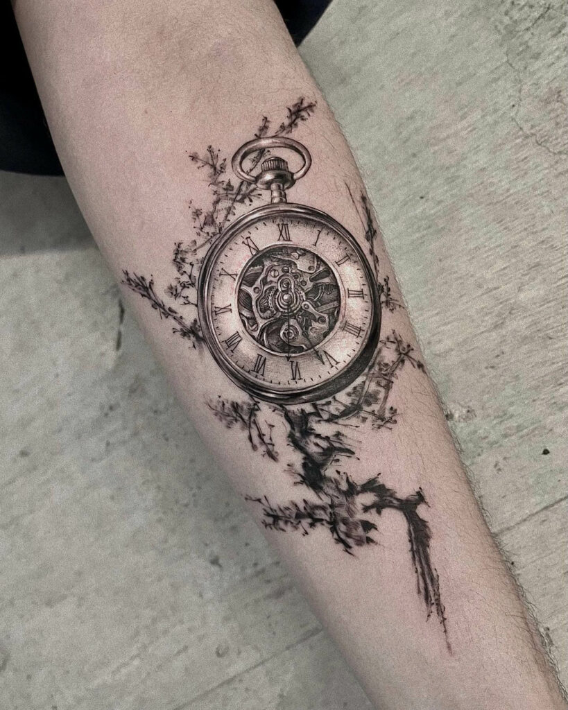 30 Best Clock Tattoos For Men  Ideas And Designs 2023  FashionBeans