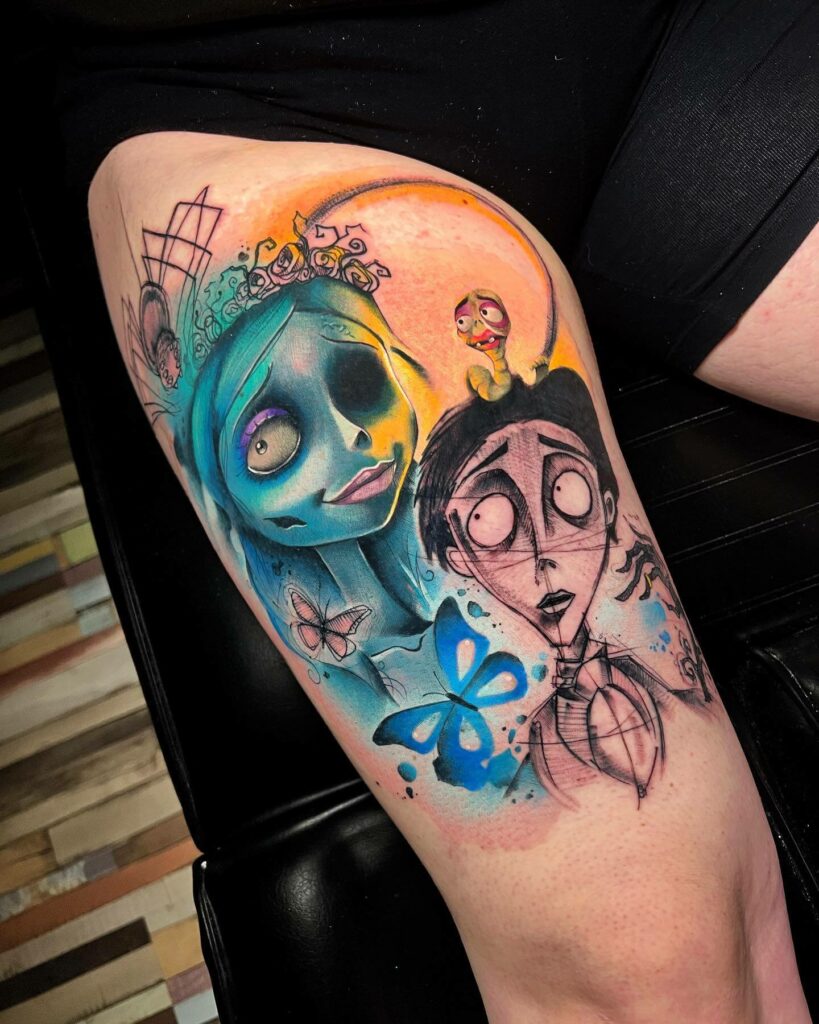 Corpse Bride Tattoo Ideas Tim Burton Fans Will Love