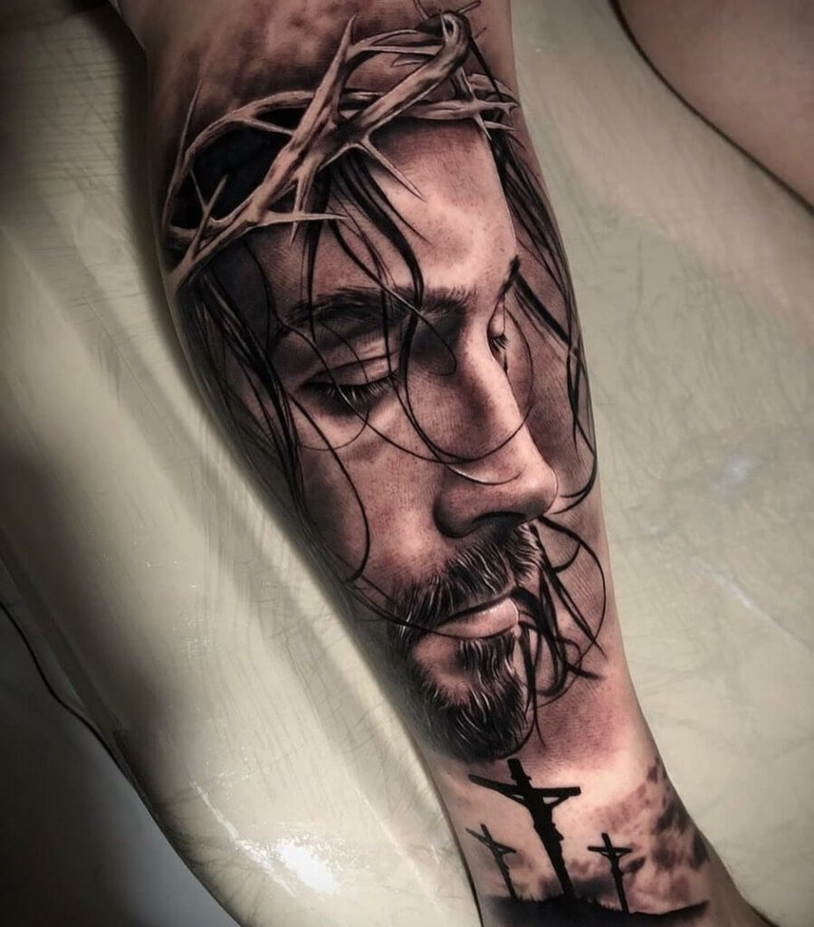 jesus inspired tattoo sleeveTikTok Search