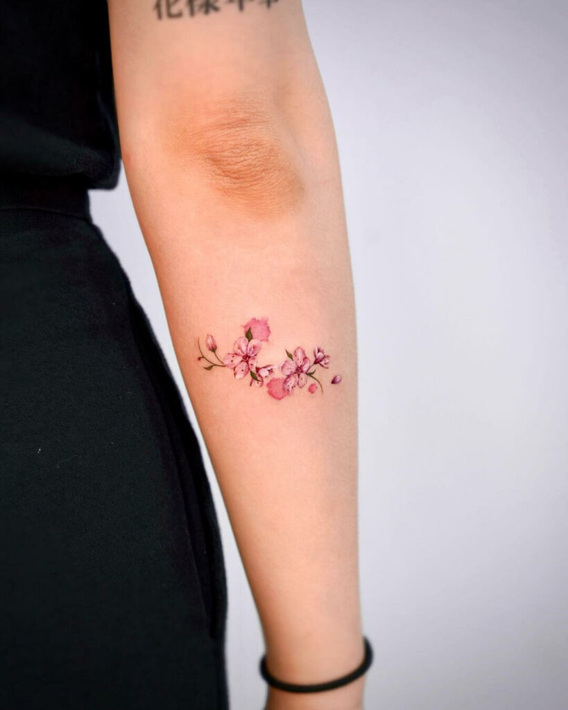 Beautiful Cherry Blossom Tattoo Designs
