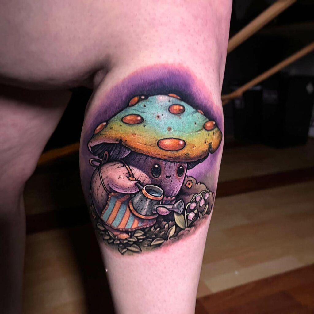 Mushrooms  Tattoo Abyss Montreal