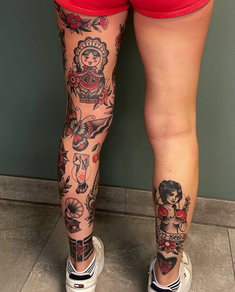 14+ Leg Sleeve Tattoo Women Ideas That Will Blow Your Mind! alexie