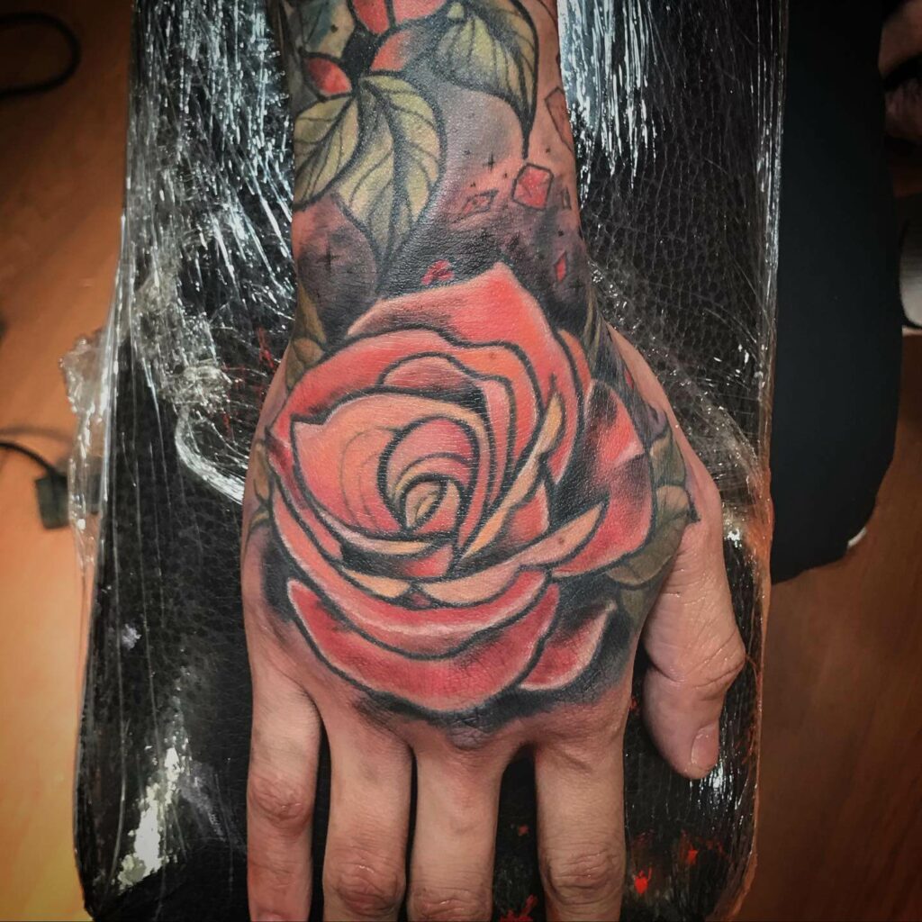 NIce big rose tattoo by MickMog on DeviantArt