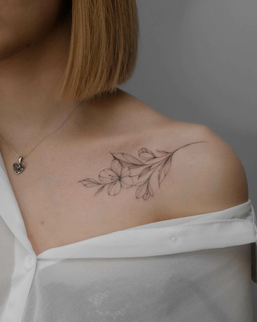 Shoulder Tattoo Small