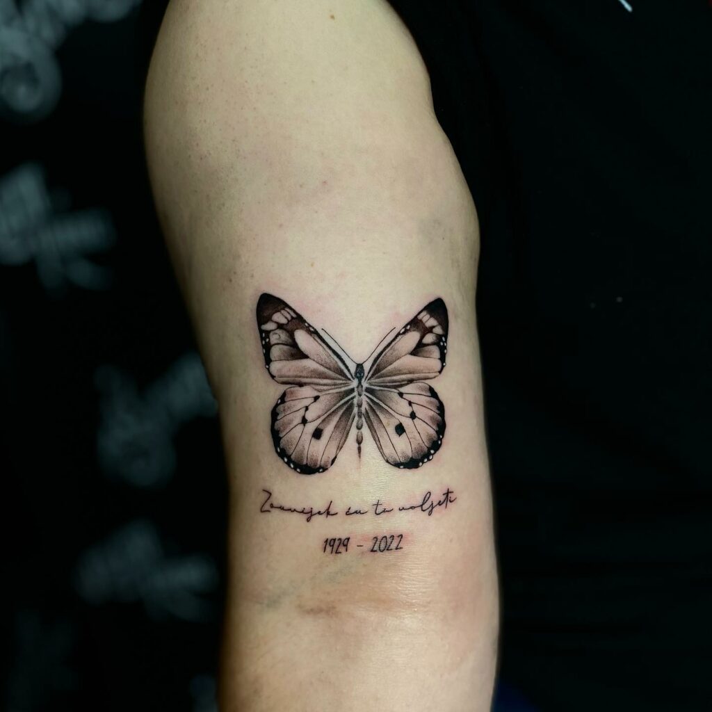 Discover 74 passed away remembrance butterfly memorial tattoo   ineteachers