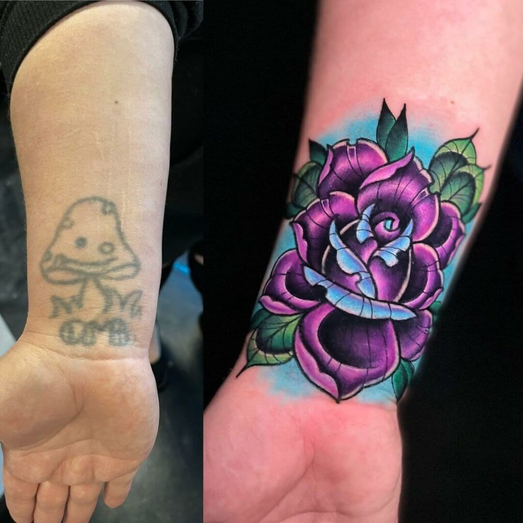 Old Tattoo Cover Ups