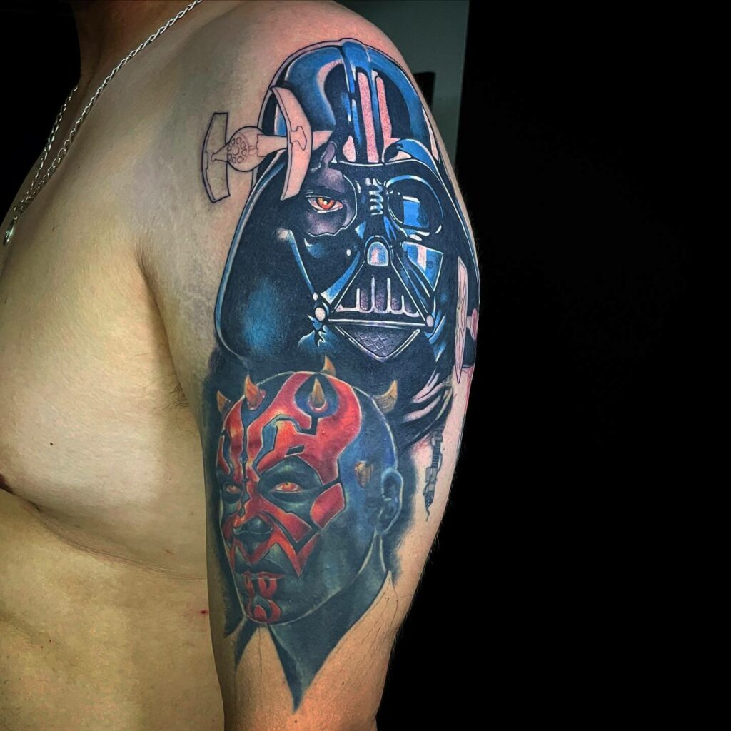 How to Draw a Tattoo Tribal Darth Vader  YouTube
