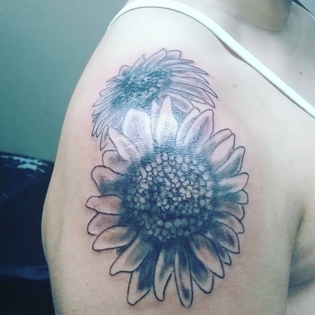 11+ Sunflower Shoulder Tattoo Ideas You’ll Have To See To Believe! alexie