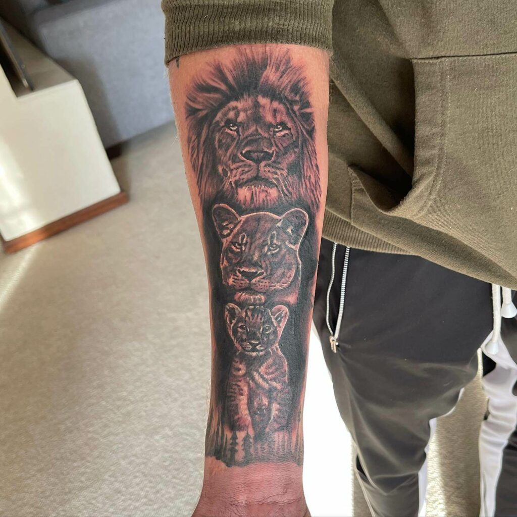 Lion Family Tattoo | Picture tattoos, Family tattoos, Mom tattoo designs