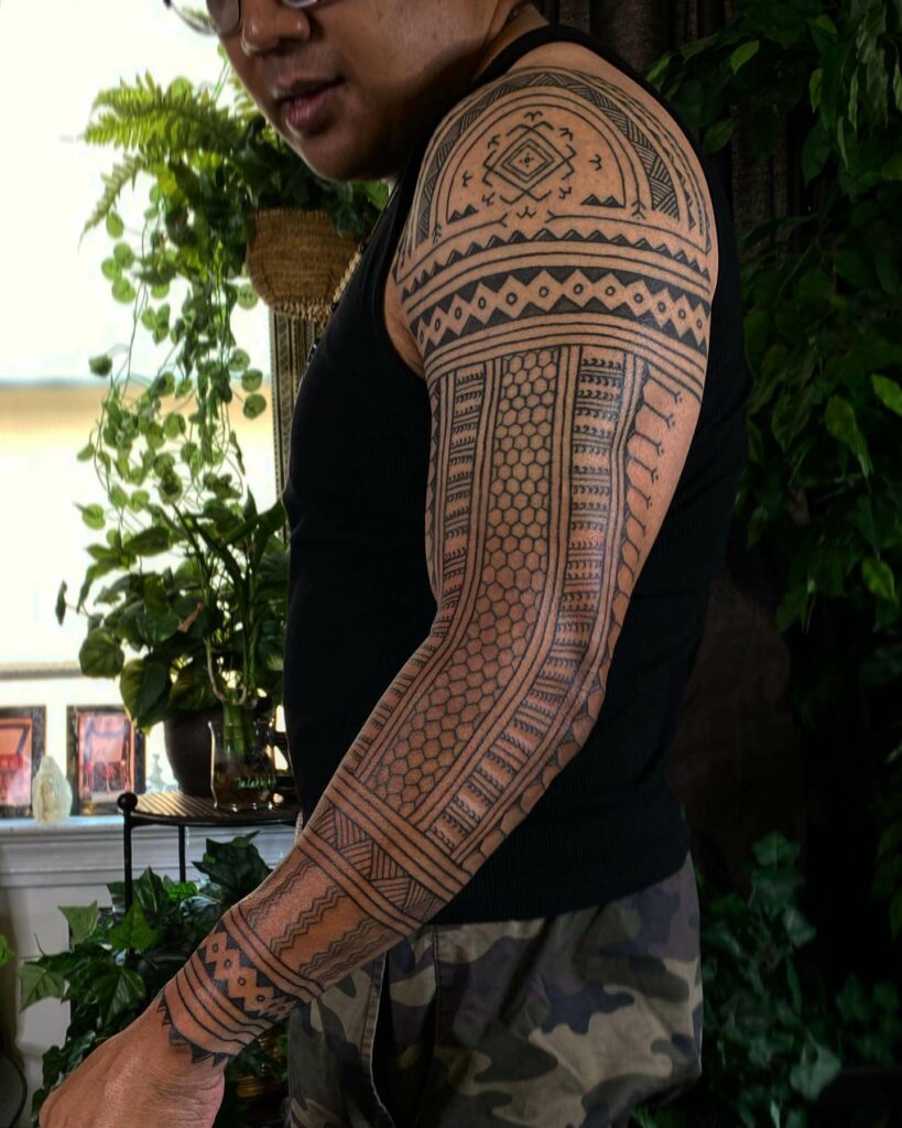 Kalinga Pattern Wild Tattoo Body Art