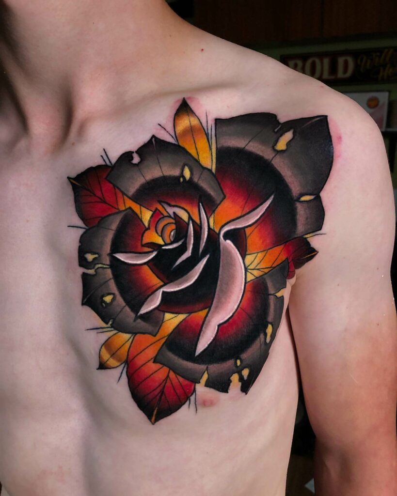 10 Rose Tattoo On Chest Ideas That Will Blow Your Mind Alexie