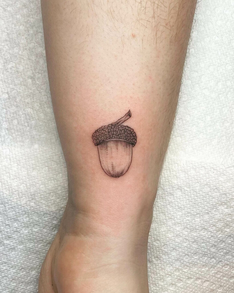 Acorn Flash Tattoo