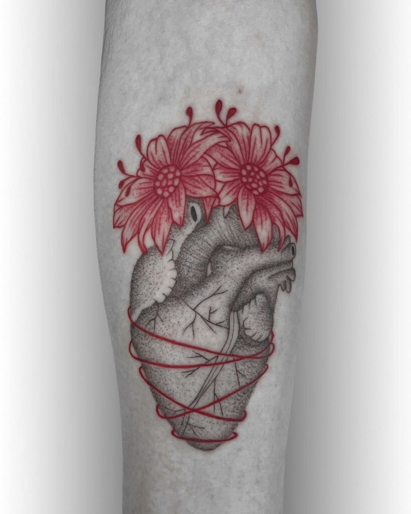 11 Abstract Anatomical Heart Tattoo Ideas That Will Blow Your Mind   alexie