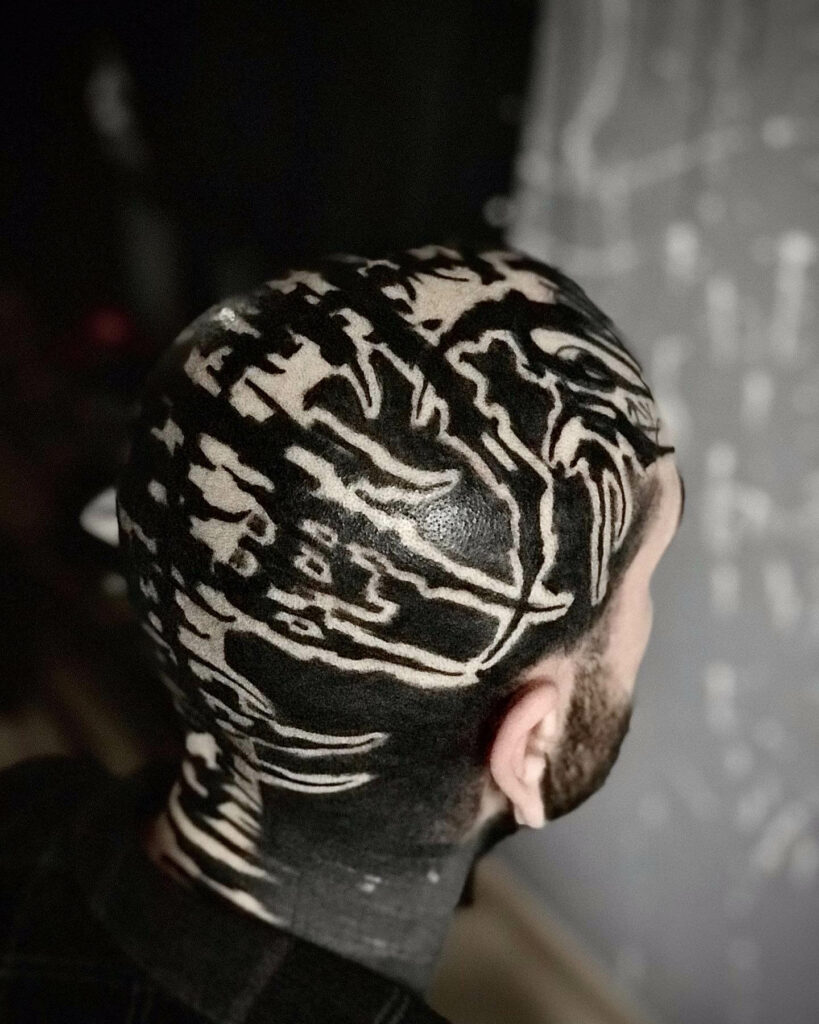 Bald Head Tattoo