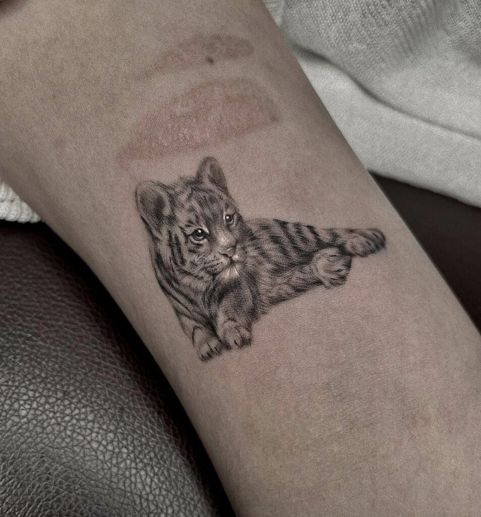 Tiger Cub Tattoos History Meanings  Designs