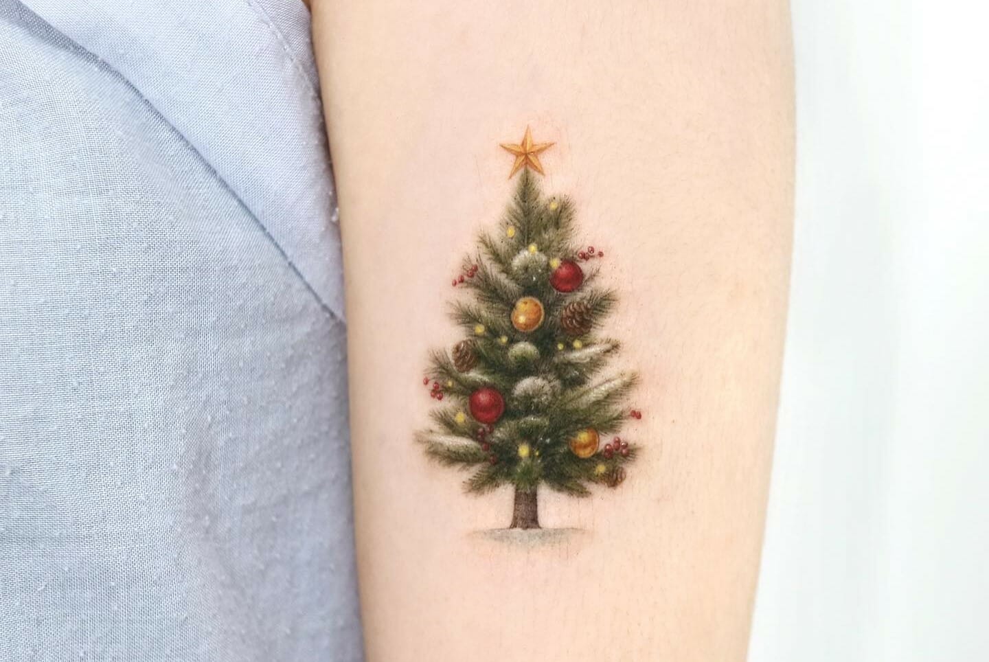 11+ Christmas Tattoo Ideas That Will Blow Your Mind! - alexie