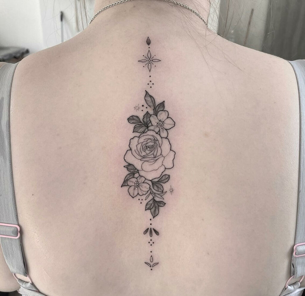 10+ Rose Spine Tattoo Ideas That Will Blow Your Mind! - alexie