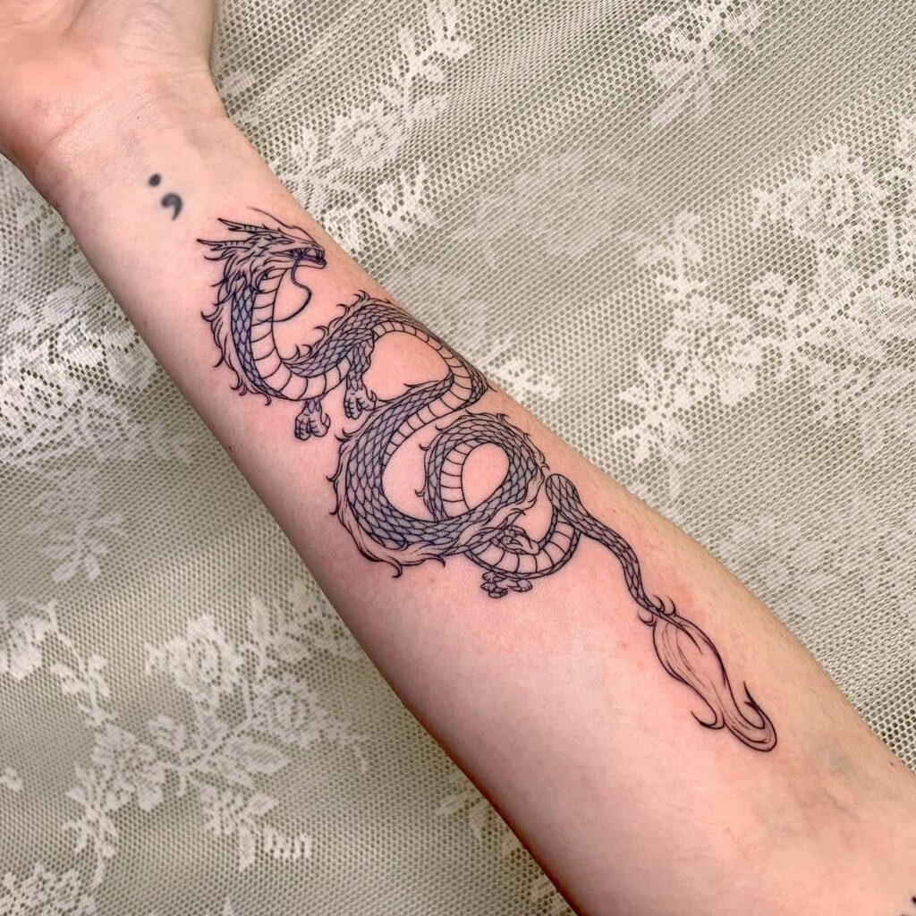 Dragon Tattoo Designs As A Symbol Of A New Beginning