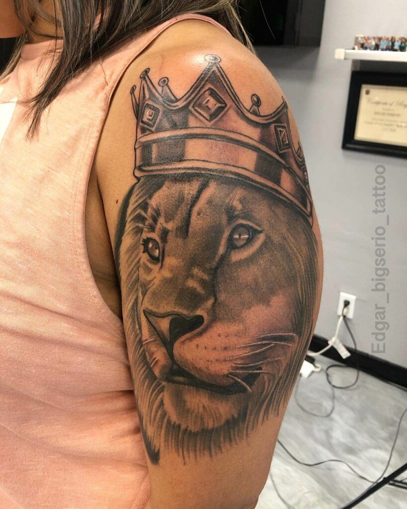 Fierce Lion Tattoos To Represent Strength